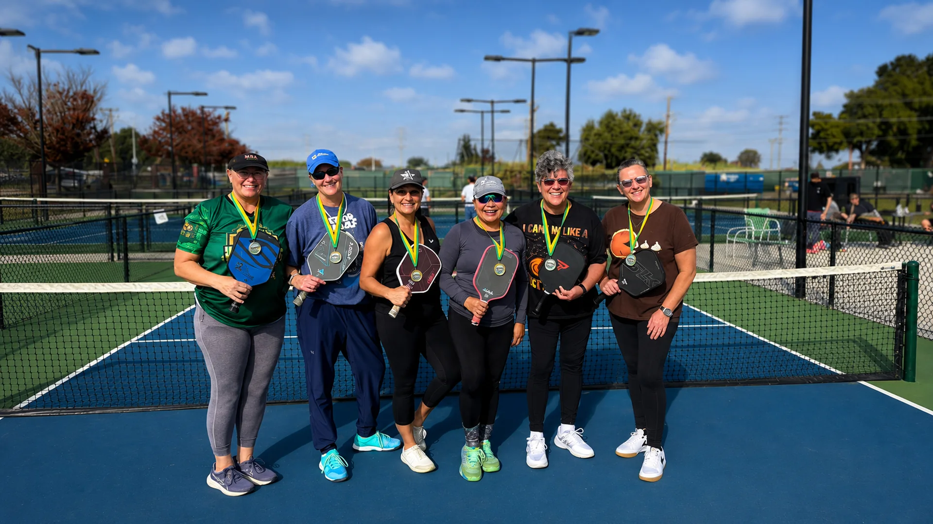 Ladies medalists at the 2025 Dinksgiving Classic