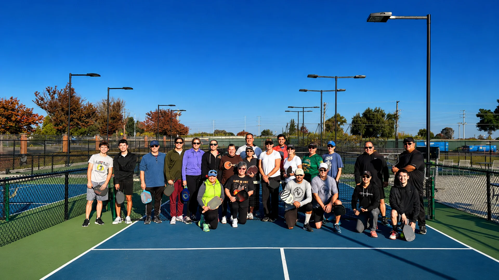 Players gathered at the 2025 Dinksgiving Classic