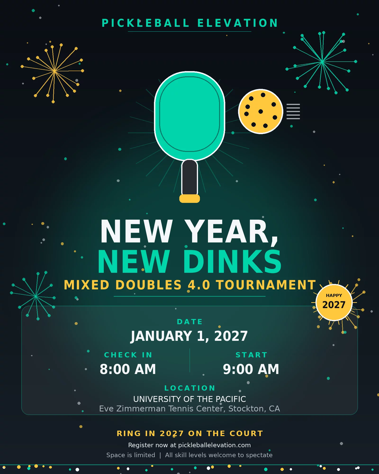 New Year, New Dinks: Mixed Doubles 4.0 Tournament